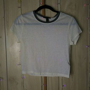 🤎 4 for $25🤎 [FINALE] Forever21 Short Sleeve white & grey | NWT